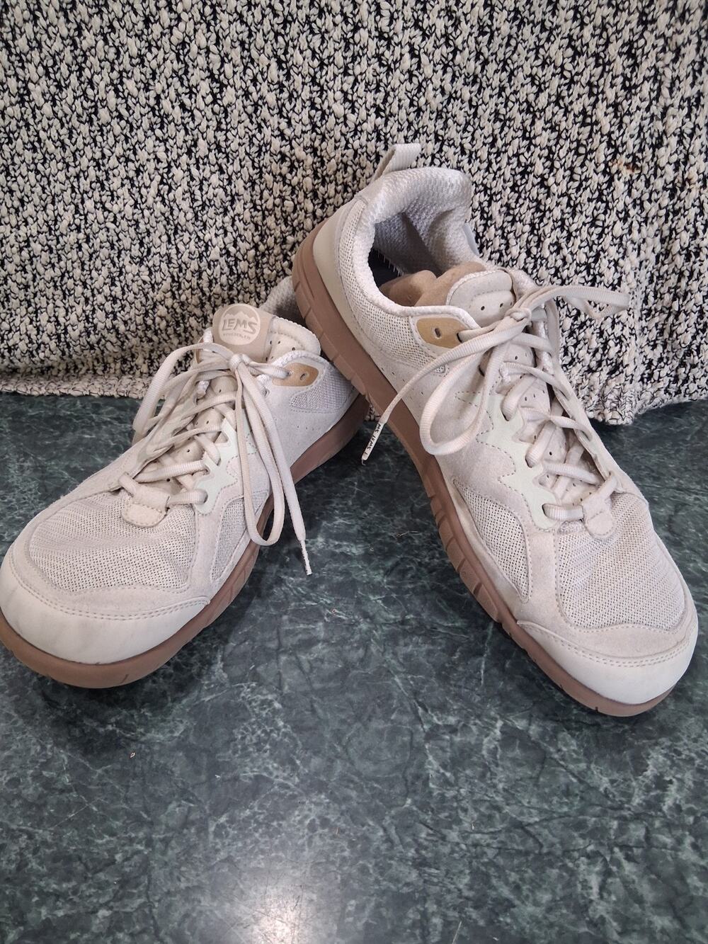 LEMS PRIMAL ECO MINIMALIST BAREFOOT SHOES BEIGE MENS SZ 12 CORK SOLE Wide Toebox